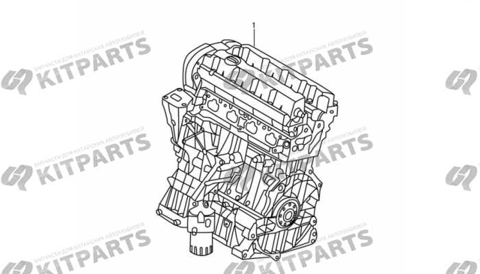 Двигатель в сборе Dong Feng