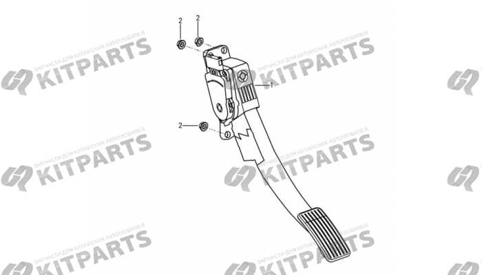 Педаль газа Dong Feng