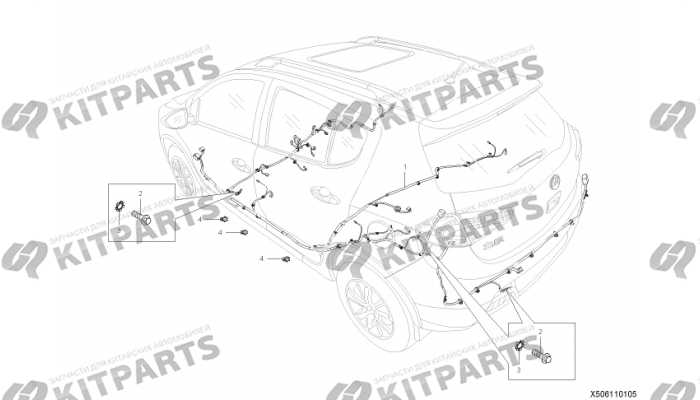 Жгут проводов кузова Lifan