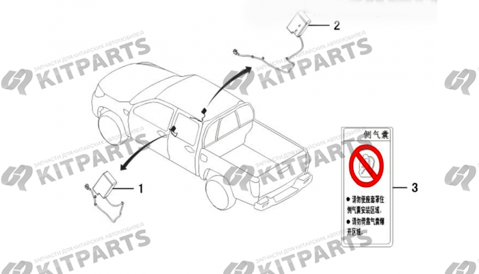 Подушка безопасности , боковая Haval