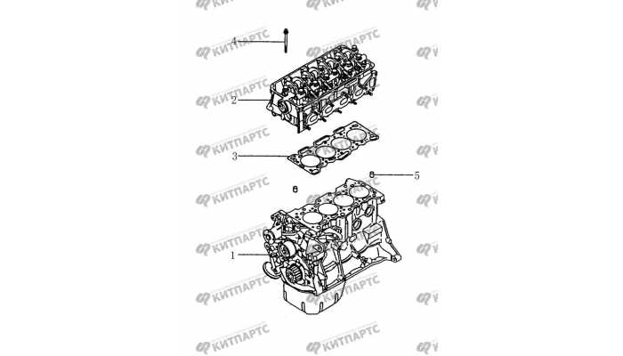 Головка блока цилиндров BYD