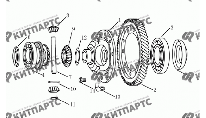 Дифференциал Geely